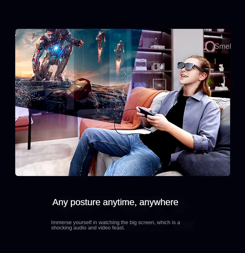 TCL Rayneo Air 2 Smart AR Glasses HD Giant Screen Viewing Glasses 1080P 120Hz Giant Screen Portable XR Glasses