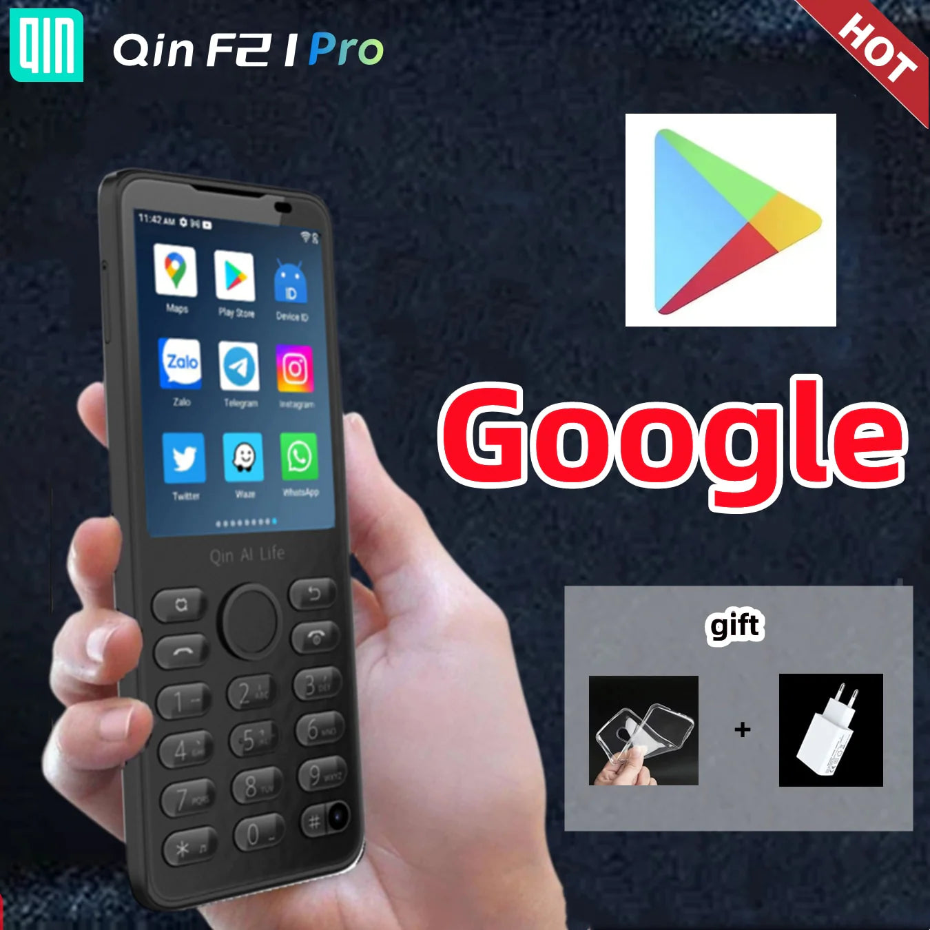 F21 Pro Google Global Version 4G 2.8In Touch Screen + Buttons 3+32 4+64 Smart Mobile Phone Free Shipping